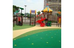 China IAAF Stadiums Schools Shockproof EPDM Playground Surface Fadeless supplier