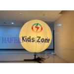 Decorations Inflatable Moon Balloon LED Light Custom Stand 400W 160cm