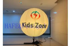 China Decorations Inflatable Moon Balloon LED Light Custom Stand 400W 160cm supplier