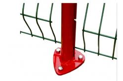 China OHSAS 4.5mm Security Steel Fence Square Post V Mesh Wire Fence supplier