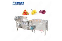 China Automatic Ultrasonic Fruit Vegetable Washing Machine And Blanching Machine supplier