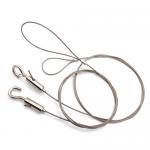 Security Double Loop Stainless Steel Wire Lanyards Resistance Corrosion And Chemical for sale