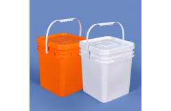 China ODM Square 6 Gallon Plastic Bucket Reusable Plastic Popcorn Containers supplier