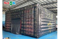 China Giant Mobile 8x8x4m Outdoor Inflatable Tent With LED Lights Waterproof supplier