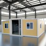 Steel Frame 40ft Expandable Container Home For Space Saving And Easy Assembly for sale