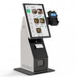 Customized Dual Screen Kiosk , Payment Terminal Kiosk 15.6 Inch For Restaurant for sale