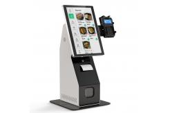 China Customized Dual Screen Kiosk , Payment Terminal Kiosk 15.6 Inch For Restaurant supplier