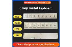 China 8 Key Function Bar Metal Numeric Keypad Stainless Steel 304 Side Key pinpad supplier