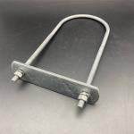 Custom Grade 8.5 Stainless Steel U Bolt with Plate for sale