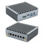 Intel Celeron 3865U 2 Cores 2 Threads Firewall Mini PC Router With 6 Ethernet DDR4 for sale