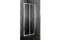 China Elegant Shower Door With Chromed Profile For Contemporary Bathrooms supplier