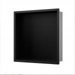 Beautiful Design Matte Black Stainless Steel Shower Niche for Bathroom Tile Insert for sale