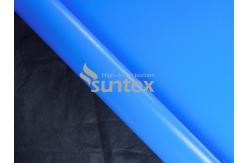 China Blue Silicone Coated Fiberglass Fabric For high temperature removable pads supplier