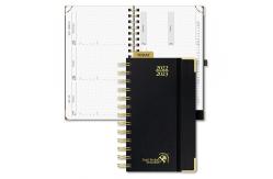 China Tiny Hardcover Weekly Planner With Hourly Schedule Monthly Tabs supplier
