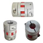 Aluminium Alloy Jaw Shaft Coupler Plum Flower Rubber Flexible Jaw Coupling for sale