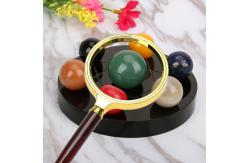 China 70mm Handheld Reading Magnifier 10x Handheld Magnifying Glass Ergonomics Handle Design supplier