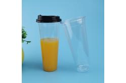 China PET Leakage Proof 700ml Plastic Bubble Tea Cups supplier