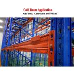 Cold Room Heavy Duty Racks For Warehouse Double C Structure Beam ISO9001 Approved for sale