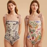 Ladies One Piece Swimsuit Durable High Elastic Sexy Spf50++ Colorful Miss Comfortable No Steels In Stock for sale