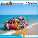 0.9mm PVC Inflatable Water Parks Inflatable Disco Boat Saturn 1 Years Warranty for sale