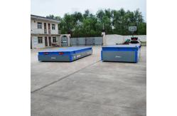 China Automatic Charging Material Handling Trolley , 20T Flexible Electric Flat Car supplier