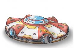 China UFO kids playground obstacle course game new design supplier