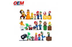 China Mini Figures Supreme PVC Action Figure Model 6pcs Set Mario Toy Manufacturer supplier