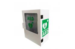 China IP45 Outdoor Heated AED Cabinet Waterproof With 9V 120db Alarm System supplier