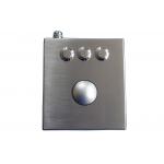 Stainless Steel Metal Trackball Mouse 38mm Stand Alone 1mm Long Stroke Key Travel for sale