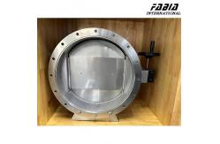 China Manual/Pneumatic/Electric Control Round Butterfly Damper Valve For Air Volume Control supplier