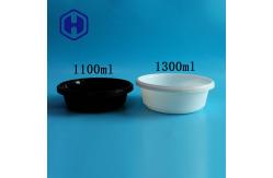 China 37oz 44oz 51oz Round Plastic Food Storage Container Stackable Spill Proof supplier