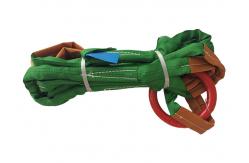 China Safe Anti Abrasion Flat Webbing Polyester Lifting Sling supplier