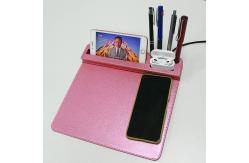 China ultraportable Wireless Charging Mouse Pad With Pen Holder lightweight 10W supplier