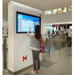Multi Language Interactive Wayfinding Kiosk / Self Service Terminal CE Approved for sale