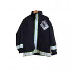 High Visibility Work Uniforms With Logo , Unisex Black Workwear Jacket for sale