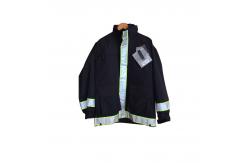 China High Visibility Work Uniforms With Logo , Unisex Black Workwear Jacket supplier