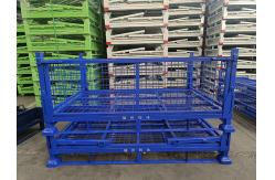China Padlock Locking System Collapsible Pallet Cage With ISO9001 Certificate supplier