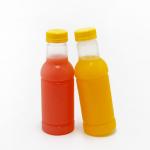 Transparent Beverage Plastic Juice Bottle 250ml with Screw Cover