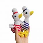 EN71 Comfortable Plush Baby Duck Charm Keychain