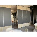 Top Hanging Operable Panels Room Divider Melamine Partition 65mm Thickness
