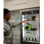 Supermarket Transparent Lcd Screen For Cold Drink Frigerator Display