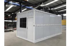 China Prefabricated Steel Folding Container House Flat Pack Container House supplier