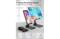 China Height Adjustable Folding Desktop Phone Stand 130mm Phone Holder Desk Mount supplier