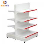 Supermarket Double Side Store Iron Gondola Shelving Rack for sale