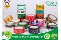 China Personalized Red / Black / Yellow Bopp Adhesive Tape For Box Seal Packaging supplier
