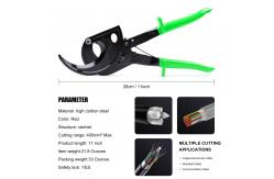 China Electrical Ratchet Cable Cutter Tool Durable For Telecommunications supplier