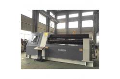 China Automated Sheet Metal Cnc Bending 4 Roller Plate Rolling Machine 25x2500mm supplier