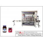 8 Nozzles Automatic Bottle Filling Machine For Cherry Jam Jelly for sale