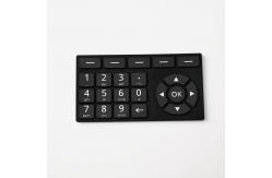 China Flexible Flame Retardant Rubber Keypad Membrane Switch Ozone Resistant supplier