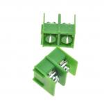 Hot selling KF7.62-2P 7.62mm pitch pcb screw block Splice connector terminal KF7.62 2Pin Green ROHS for sale
